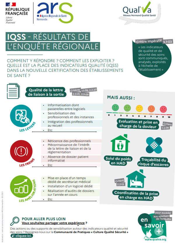 Plaquette enquête indicateurs ARS